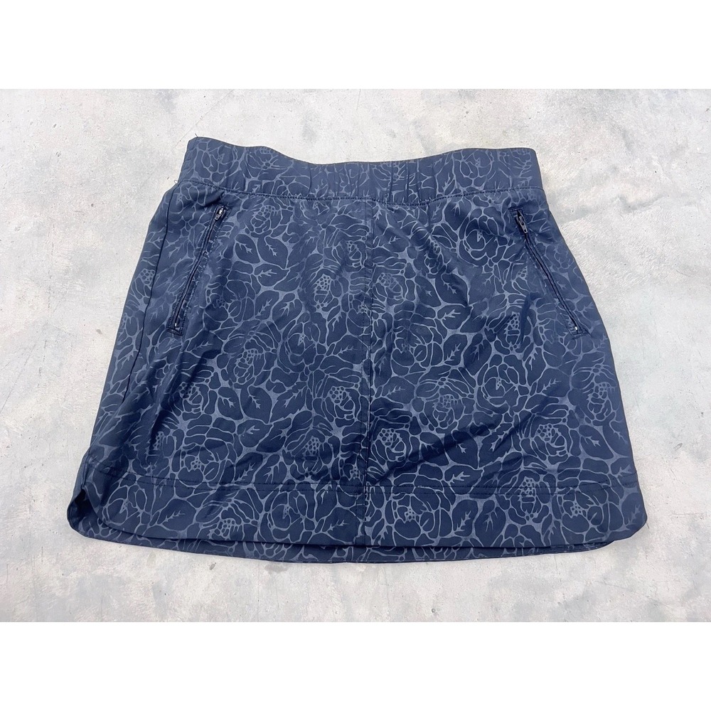 Orvis Skort Womens Size Medium Stretch Skirt Shorts Lined Zip Pockets‎ Hiking
